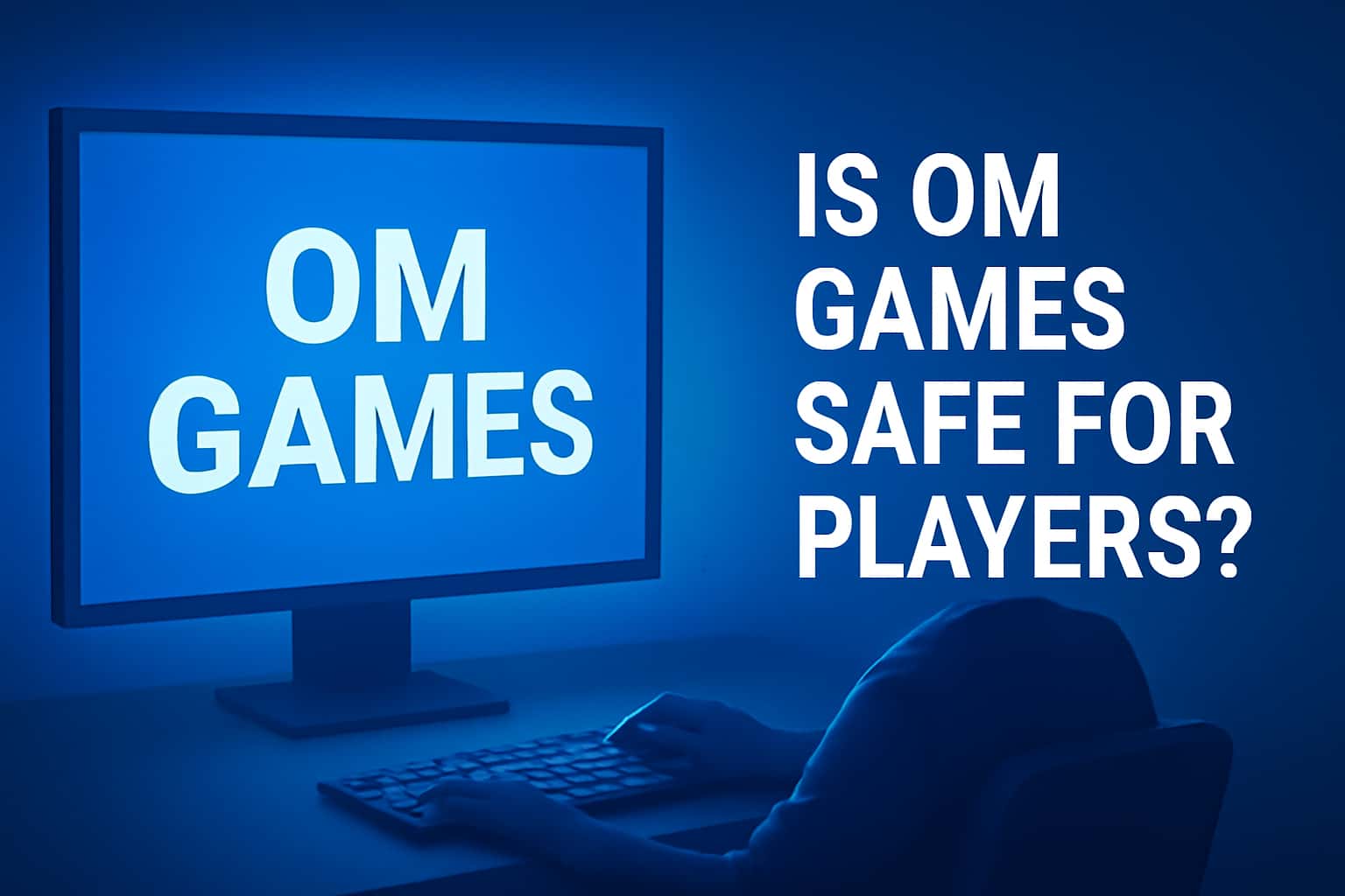 An informative scene depicting safety measures related to OM Games.