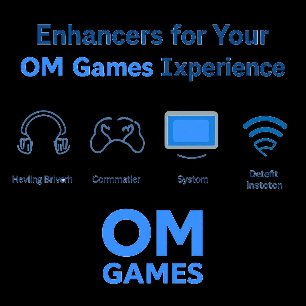 An educational illustration regarding OM Games enhancements.